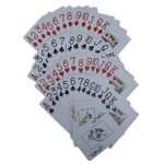 Poker Stuff India PSI Plastic Poker New Playing Cards for Casino Gaming -Washable Teen Patti Poker Cards, White