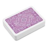 Poker stuff India Texas Poker Hold’em 100_ Plastic Playing Cards, Jumbo Index, Poker Wide Size for Fun Party Game Casino (Purple)
