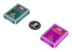 Clay 500 Chip Set with 2 Cards, 1 Dealor Button, 1 Box for Casino (43 Mm, Multicolor)