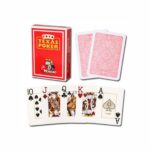 Modiano Premium Quality Poker Playing Cards Texas Poker Jumbo – Red