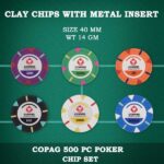 Copag 500Pc Poker Chip Set